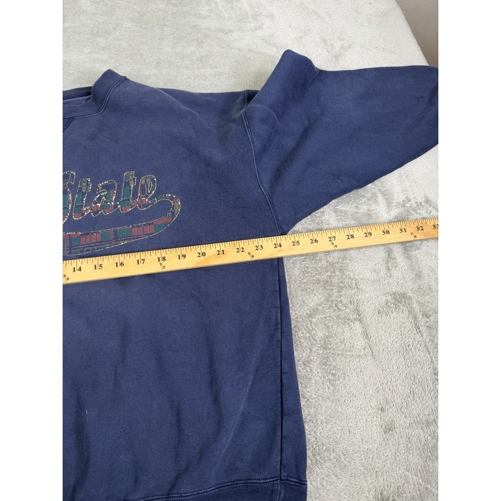 Vintage 90s Penn State Nittany Lions Sweatshirt Men's Size Large Blue - Picture 11 of 13